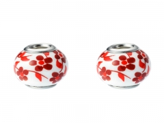 2PCS Stainless Steel Bead For Jewelry PAT-048Q