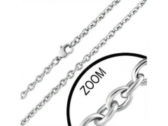 3mm Small Steel Necklace CH-004-3