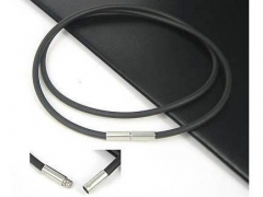 3mm Rubber Cable with Stainless Steel Closure CH-003-R3