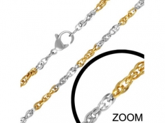 1.5MM Stainless Steel Two Tone Chain CH-050A