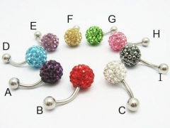 1 Piece Stainless Steel Belly Ring BELLY-002