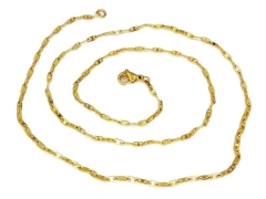 2mm Gold Pvd Stainless Steel Chain CH-089