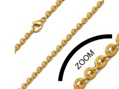 1mm 50cm Gold Stainless Steel Chain CH-022B-1