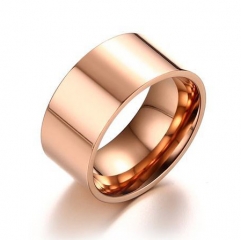 Rose Gold Stainless Steel Ring RS-0846