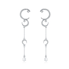 925 Sterling Silver Earrings BSE061