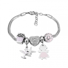 Stainless Steel Charms Bracelet  L190096