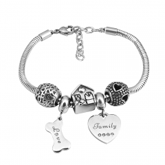 Stainless Steel Charms Bracelet  L165171