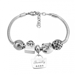 Stainless Steel Charms Bracelet  L180181