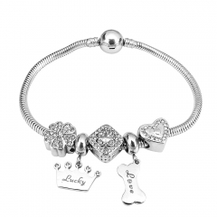 Stainless Steel Charms Bracelet Y250130