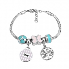 Stainless Steel Charms Bracelet  L180128