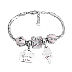 Stainless Steel Charms Bracelet  L195104