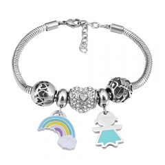 Stainless Steel Charms Bracelet  L170051