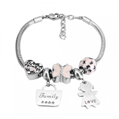 Stainless Steel Charms Bracelet  L185097