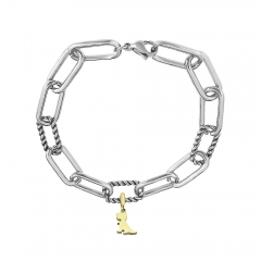 Stainless Steel Me Link Bracelet with Small Charms ML200