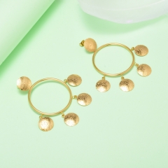 stainless steel gold plated Hoop earrings jewelry for women  XXXE-0276