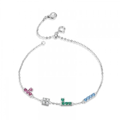 925 Sterling Silver women jewelry chain Bracelets BSB040