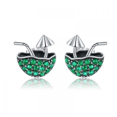 sterling silver fashion earrings jewelry SCE908