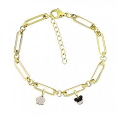 stainless steel cuban bracelet homme jewelry  AML012