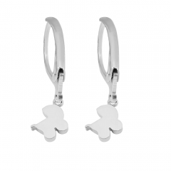 stainless steel hoop earrings women jewelry  PE031
