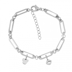 stainless steel cuban bracelet homme jewelry  AML029