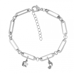 stainless steel cuban bracelet homme jewelry  AML022