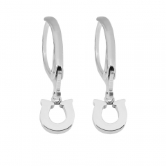 stainless steel hoop earrings women jewelry  PE032
