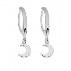 stainless steel hoop earrings women jewelry  PE040