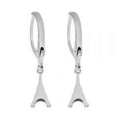 stainless steel hoop earrings women jewelry  PE038