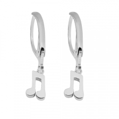 stainless steel hoop earrings women jewelry  PE049