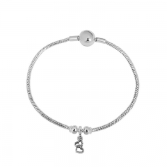 Stainless Steel Snake Chain Charms Bracelet For Women Jewelry YS095