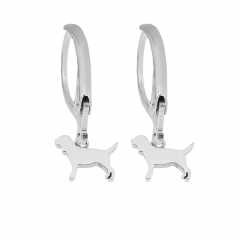 stainless steel hoop earrings women jewelry  PE054