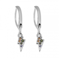 stainless steel hoop earrings women jewelry  PE015