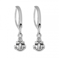 stainless steel hoop earrings women jewelry  PE004