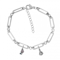 stainless steel cuban bracelet homme jewelry  AML023