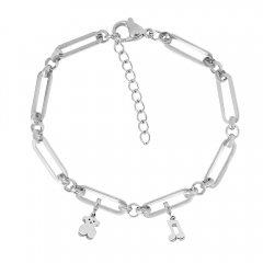 stainless steel cuban bracelet homme jewelry  AML034