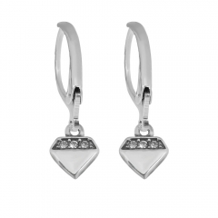 stainless steel hoop earrings women jewelry  PE010