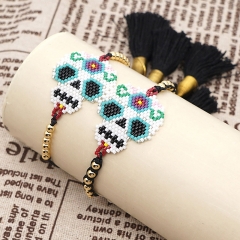 Women Handmade Miyuki Seed Beads Bracelets   MI-B190350