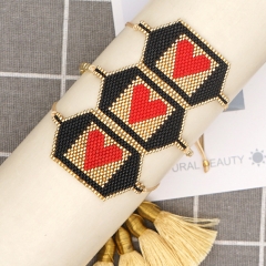Women Handmade Miyuki Seed Beads Bracelets    MI-B190509