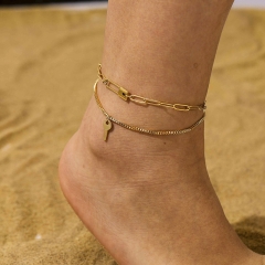Stainless Steel Anklet AN-163