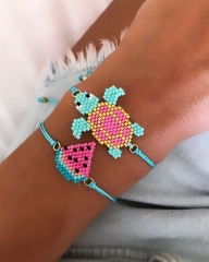 Women Handmade Miyuki Seed Beads Bracelets   MI-B190429A