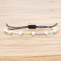 Women Handmade Miyuki Seed Beads Bracelets   MI-B190381A