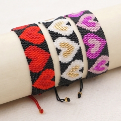 Women Handmade Miyuki Seed Beads Bracelets   MI-B190523A
