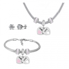 Stainless Steel Jewelry Set  T044