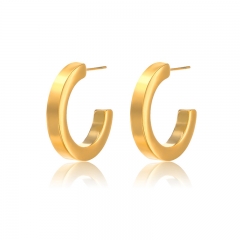 Fashion Jewelry 18k Gold Hoop Stainless Steel Earring ES-2420