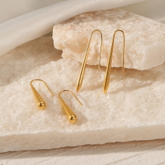 Fashion Jewelry 18k Gold Hoop Stainless Steel Earring ES-2385