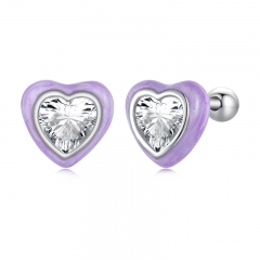 Fine Jewelry 925 Sterling Silver Wholesale Earrings For Women SCE1595