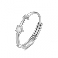 Stainless Steel Cheap Open Adjustable Ring  PRPR0012