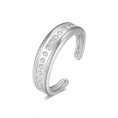 Stainless Steel Cheap Open Adjustable Ring  PRPR0084