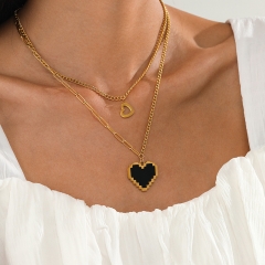 Gold Plated Jewelry Stainless Steel Necklace NS-1444