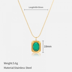 Gold Plated Jewelry Stainless Steel Necklace NS-1379